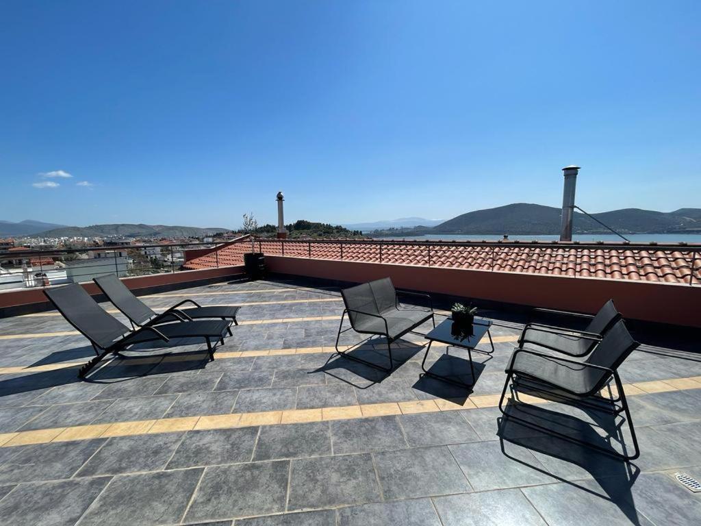 Ferienwohnung Apollon Loft Chalkís Exterior foto