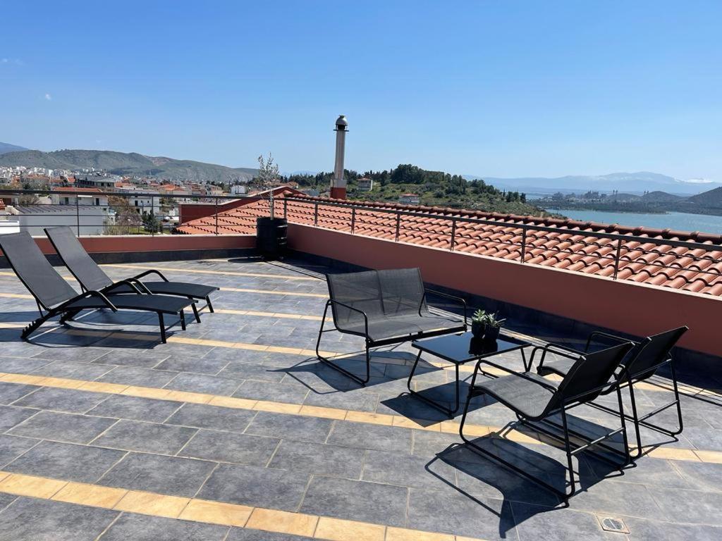 Ferienwohnung Apollon Loft Chalkís Exterior foto